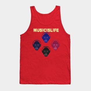 Music is Life Tank Top